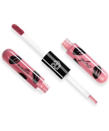 Jolly Dim by Inglot Eye and Lip Makeup Kit Pinkish Grey. Eye Makeup in Light Grey 1 and Glossy Matte Effect in Hot Pink 3 - Buy Online on GoSupps.com