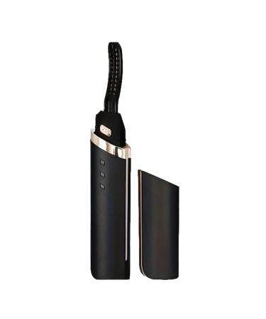 Electric Eyelash Curler Portable Lash Curler Rechargeable Eyelash Curler with 3 Modes Long Lasting Quick Heat Eyelash Curler Heated Lash Curlers Eyelash Comb for Home Traveling Working Black