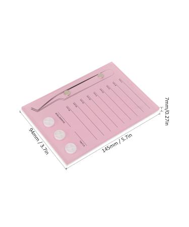 3-in-1 Acrylic Eyelash Palette | 9 Rows 7-15mm Extensions Tool | Includes 2 Tweezers & 100 Glue Cups - International Shipping Available - Buy Online on GoSupps.com