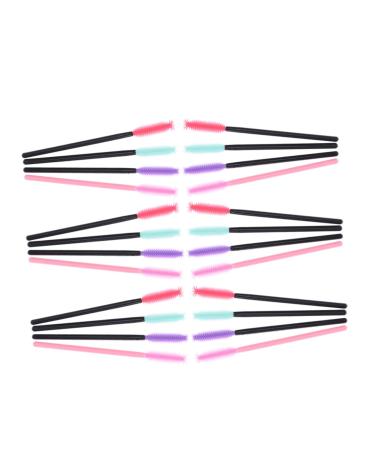 Ipetboom 200 Pcs Makeup Applicators Lengthening Mascara Eyelashes Pineapple Disposable