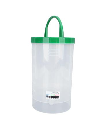 Jeffergarden Knklistier-Eimer set reduced stress.Coloring buckets with a large capacity for healthcare (1200 ml green bucket + catheter)
