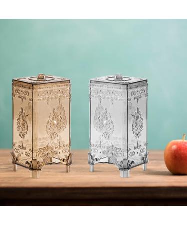 2 Series Cosmetic Cotton Storage Box - Stylish Makeup Pad & Swab Holder for Bathroom - Perfect Organizer for Cotton Rounds - Buy Online on GoSupps.com