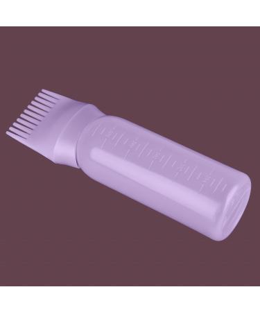 XNHIU 3 Pack Hair Dye Brush Bottle Root Comb Applicator Bottle Comb Hair Dye Bottle with Graduated Scale (3 Colors) Pink White Purple - Buy Online on GoSupps.com