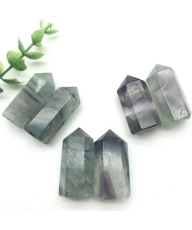 Natural Crystal Rough Natural Crystals and Stones Mini Natural Fluorite Crystal Point Stone Tower Specimen Decor Home Decoration Natural Crystals for Decoration Crystals - Buy Online on GoSupps.com