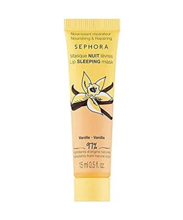 Sephora Lip Sleeping Mask - Vanilla (overnight lip mask nourished lips)
