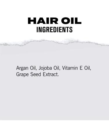 Hanz de Fuko Vegan Hair and Beard Oil - Hydrating Oil for Softer Hair, Smoother Beard - Supports Growth and Health - 1.76 oz - Buy Online on GoSupps.com