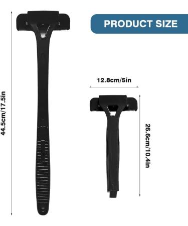 Adjustable Back Razor for Men - Painless Hair Removal for Legs & Arms | Removable Body Epilator - Buy Online on GoSupps.com