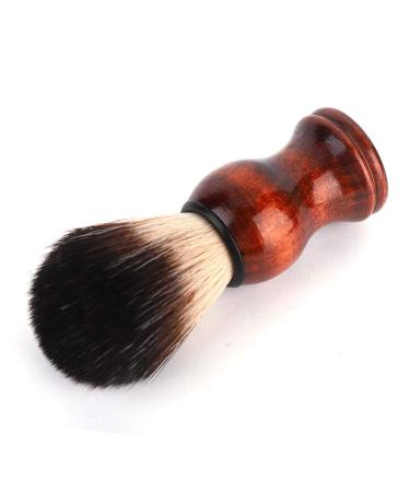 Shop nobrands Manual Foam Beard Shaving Brush Tool - Wooden Handle Shaving Tool for Smooth Shave | International Shipping Available - Buy Online on GoSupps.com