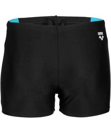 ARENA Boys B Thrice Jr Swim Trunks | Black-Turquoise-White | 10-11 Years | International Shipping - Buy Online on GoSupps.com