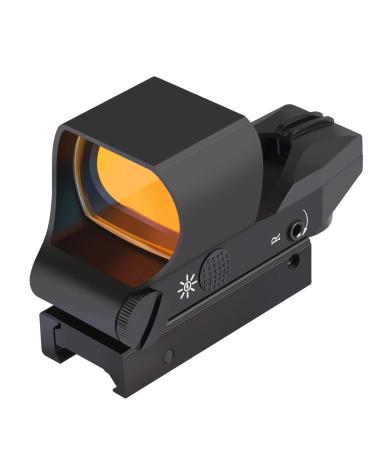 Feyachi RS-30 Reflex Sight, Multiple Reticle System Red Dot Sight with Picatinny Rail Mount, Absolute Co-Witness