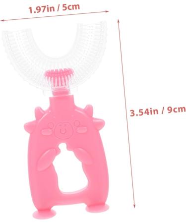 Minkissy U-Shaped Toothbrush for Children 6-Pack Manual Whole Mouth Cleaning Brush - Buy Online on GoSupps.com