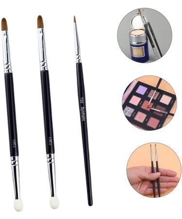 Baluue 1 Set Concealer Brush Makeup Brushe Eyeshadow Brush Makeup Handle Brush Lip Black Man-made Fiber - Buy Online on GoSupps.com