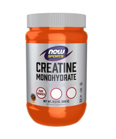 Now foods CREATINE monohydrates 5000mg 600g vegan powder laboratory test gluten -free vegetarian soybreis without genetic engineering creatine