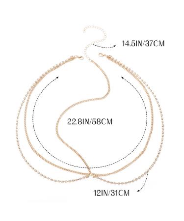 Brinie Boho Rhinestone Gold Head Chain Jewelry for Women - Wedding & Festival Hair Accessory - Buy Online on GoSupps.com