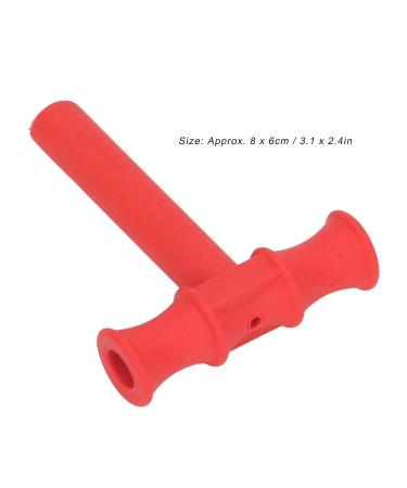 Chewy Tubes Oral Motor Tool & TPR Sensory T-Shaped Cubes for Autistic Children - Red | International Shipping Available - Buy Online on GoSupps.com