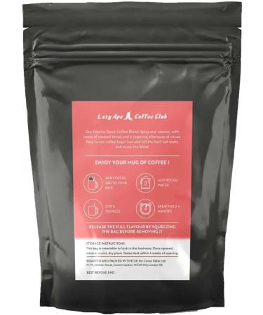Lazy Ape Coffee Club Intense Roast 50 Coffee Bags - 50 Count (Pack of 1) - Buy Online on GoSupps.com