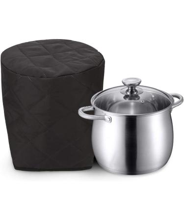 Buy Waterproof Round Dustproof Cover for Kitchen Cookers & Soup Pots - Black | Perfect Home Appliance Protection - Buy Online on GoSupps.com