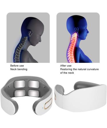 Electric Neck Massager Pulse | Cervical Pain Relief & Health Tool | USB Rechargeable - Buy Online on GoSupps.com