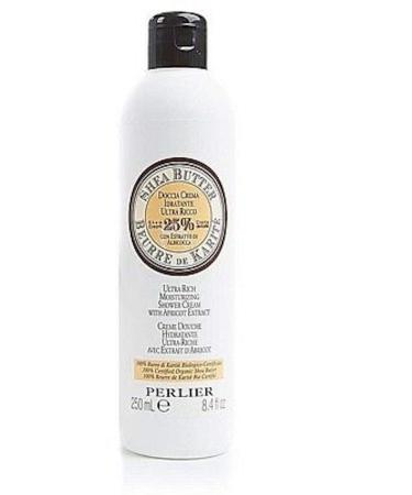 Perlier Shea Butter Ultra Rich Moisturizing Shower Cream with Apricot 8.4 oz