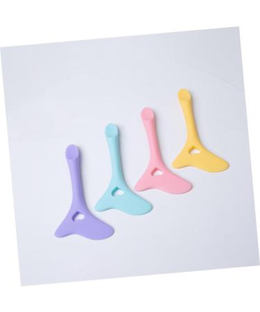 Housoutil Eyelashes Kit Eyeliner Aid Eyeliner Pencil Eyeshadow Silicone Eyeliner Stencils Face Cream Spoon Liquid Apply 11.7X5.9CM Violet - Buy Online on GoSupps.com