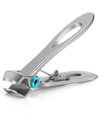 Nail Clipper Wide Jaw Opening Nail Clippers Giant Nail Clipper for Thick Nails Stainless Steel Fingernail and Toenail Clippers Cutter Trimmer for Men Women