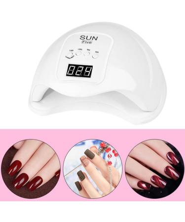 UV Nail Lamp Gel LED Light Polish Dryer Manicure Machine 48W Curing Auto Sensor 4 Timer Setting Fast Drying White - Buy Online on GoSupps.com
