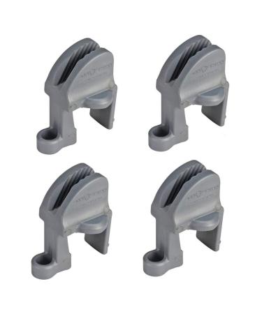 Extreme Max 3005.5061 BoatTector Quick Adjust Pontoon Rail Fender Hanger - Gray, Pack of 4 Gray Pack of 4