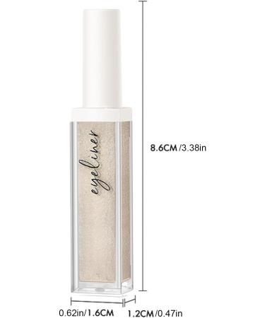  bellv Liquid Eyeliner | Glitter Liquid Eyeliner - Shimmering Liquid Eyeshadow Waterproof Glitter Eyeliner for Valentine's Day and Birthday Gifts Bellv - Buy Online on GoSupps.com