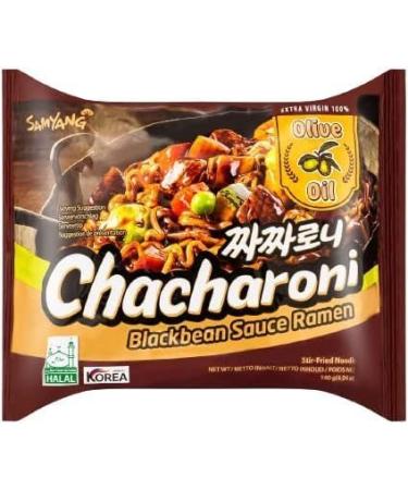 Samyang Jjajang (Chacharoni) Ramen Sweet Soy Bean Sauce Stir Fried Instant Noodles New Packaging 2023 Halal (Pack of 10) by CNMART - Buy Online on GoSupps.com