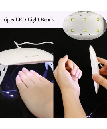 Mini Gel Nail Polish Lamp with UV Light - 12ml Durable & Reusable for Semi-Permanent Gel Nail Art | Ideal for Nail Salons - Buy Online on GoSupps.com