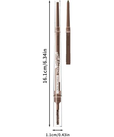 Waterproof Eyebrow Pencil Long Lasting Eye Brow Makeup Gel Pencils | Anti-Smudge Eyebrow Pencil Interchangeable Tip for Mother Kagrote Brown - Buy Online on GoSupps.com