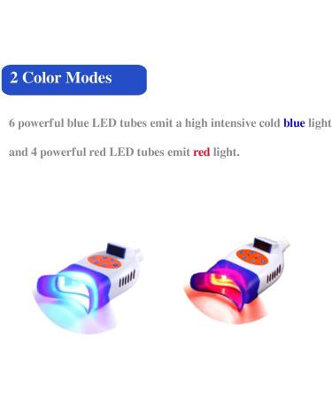 Pevor Dental Teeth Whitening Light: 10 LED Lamp Whitener & Accelerator - Buy Online on GoSupps.com