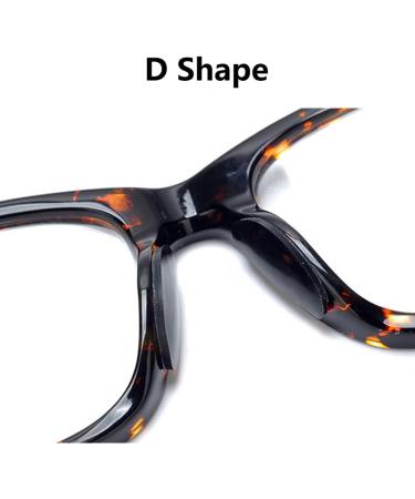 20 Pairs D-Shaped Self-Adhesive Silicone Nose Pads for Glasses & Sunglasses - Anti-Slip Cushions (19x8x1.5mm) - International Shipping Available - Buy Online on GoSupps.com