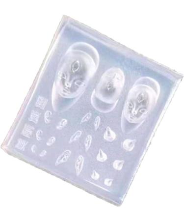 MCAORI Elf Ear Nail Stamping Templates Elf Doll Nail Art Molds Devil Horns DIY Nail Carving Mold Gift for Nail Art Enthusiasts - Buy Online on GoSupps.com