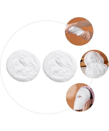 Gatuida Lot de 2 Serviettes Compresses Chaudes R utilisables Visage Serviettes de Soin Visage en Tissu Doux Blanc pour Salon de Beaut et Usage Maison Massage Facial et Vapeur - Buy Online on GoSupps.com