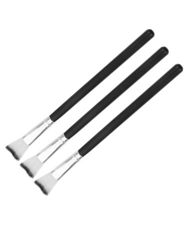 OHPHCALL 3pcs Fish Tail Brush Makeup Brushes for Nose Brush for Nose Contour Highlighter Brush Makeup Tool 18.50X1.00X1.00CM As Shown 1
