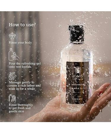 Hydrating Body Wash with Bergamot & Tea Tree | Paraben & Sulphate Free Shower Gel for All Skin Types | 300ml for Dry Skin - Buy Online on GoSupps.com