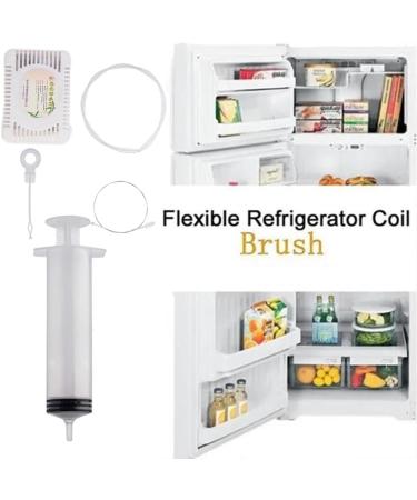 5/6Pcs Refrigerator Drain Clean Brush Suction Syringe Hose Fridge Clean Tool 1M Stick Drain Fridge Tool Hose Dredge Hole Cleaner sticks spring Cleaning cleaners tool cleaning refrigerator drai White 5pcs - Buy Online on GoSupps.com