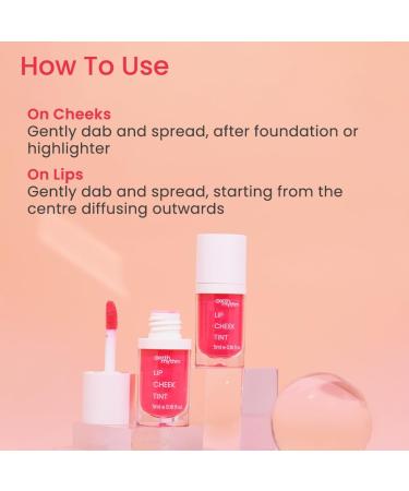 Mermaid 3-in-1 Lip Cheek & Eye Shadow Tint | 100% Natural Jojoba Oil & Pomegranate | Multipurpose 5ml | Pink Tint for All Skin Types - Buy Online on GoSupps.com