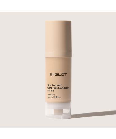 INGLOT Cosmetics INGLOT Skin Focused Care Foundation SPF50302 Ivory Beige - Buy Online on GoSupps.com