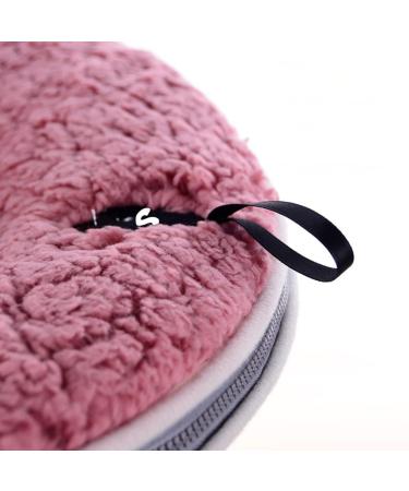 Warm Plush Washable Green Toilet Seat Cover with Handle and Zipper - Buy Online on GoSupps.com