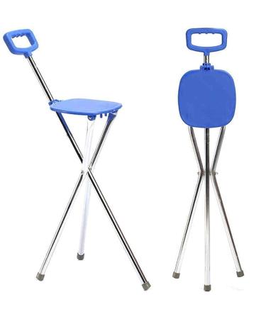 Elderly Crutches Quadruple Cane Folding Stool Family