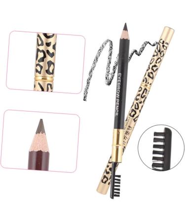 VINTORKY 2pcs Makeup Eyebrow Pencils Grey Brown Mascara White Eyeshadow Eyebrow Pencil Dark Brown Uk Wooden 1 count (Pack of 1) Brown - Buy Online on GoSupps.com