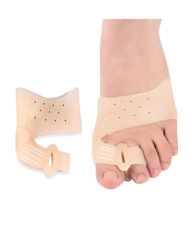 Bunion Corrector Relief Sleeve - Gel Cushion Pads - Copper Infused - Orthopedic Big Toe Alignment - Hallux Valgus Relief - Toe Straightener (Magnet) Common