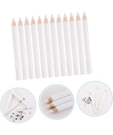 DOITOOL 60 Pcs Nail Point Drill Pencil Manicure Accessory Creative Manicure Pen Beads Crystal Diamond Pen Nail Art Picking Pen Nail Gem Jewelry Pen Gems Accessories Wood Rhinestones White - Buy Online on GoSupps.com