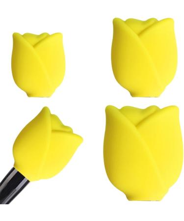Ymiko Makeup Brush Holder | Reusable Brush Cover Organizer | Essential Yellow Brush Storage for Brushes & Beauty Tools - Buy Online on GoSupps.com