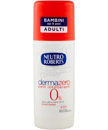  Italian Gourmet E.R. Neutro Roberts Dermazero Skin Deodorant Set of 3 Intolerant Deodorants Salt Free Alcohol Free Lasts up to 48 Hours Hypoallergenic 40 ml + Gourmet Polpa di Pomodoro Italian Box 400 g - Buy Online on GoSupps.com