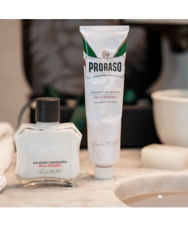 Proraso Men's Sensitive Shaving Cream 5.2 Oz - Gentle Formula for Smooth Shave - Buy Online on GoSupps.com