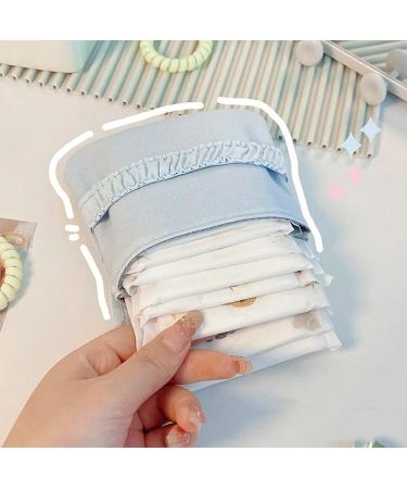 Tampon Storage Bag with Zipper - First Period Pocket for Girls & Women | 13.5 x 12 cm | International Shipping - Buy Online on GoSupps.com