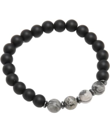 Buy Fashion Stone Bracelet for Men & Women | Acupuncture Slimming Pain Relief Magnetic Bracelet - Buy Online on GoSupps.com